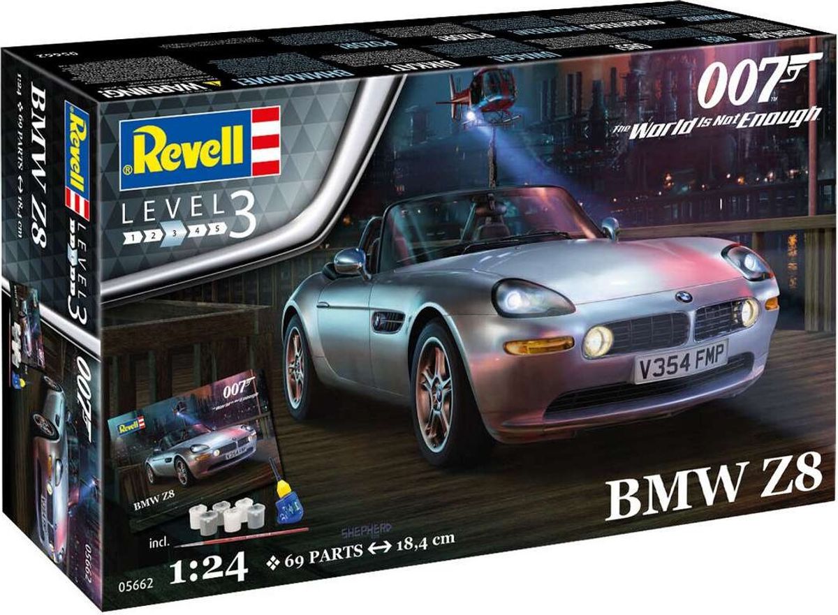 Revell - James Bond Bmw Z8 - Level 3 - 1:24 - 05662