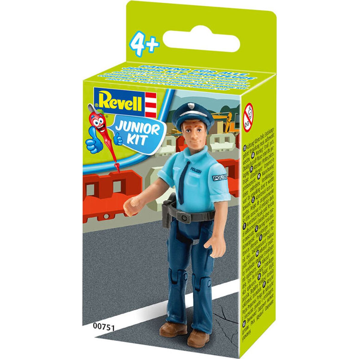 Revell Junior Kit - Politibetjent Figur - 8 Cm - 00751