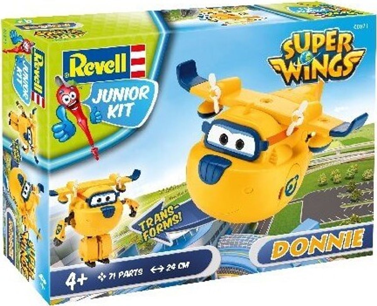 Revell Junior Kit - Super Wings - Donnie - 1:20 - 20 Cm