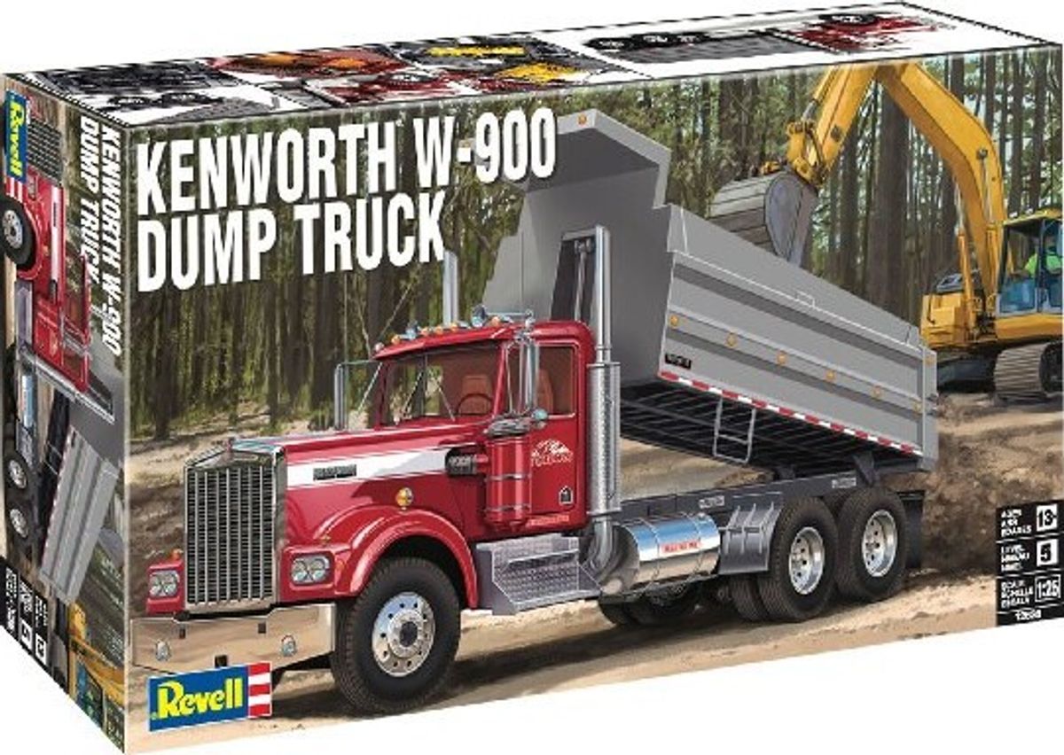 Revell - Kenworth W-900 Lastbil Byggesæt - 1:25 - Level 5 - 12628