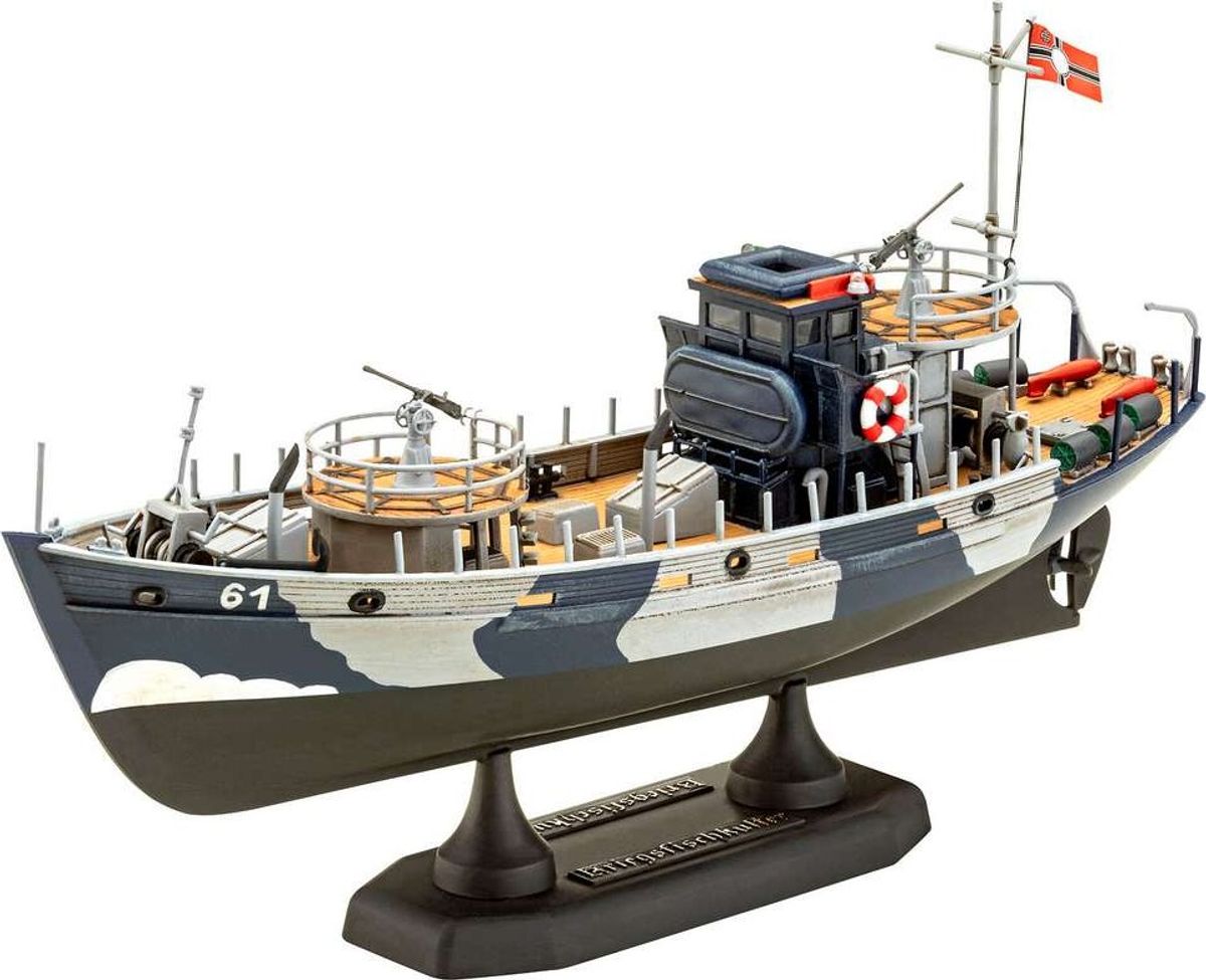 Revell - Kfk Kriegsfischkutter Modelskib Byggesæt - 1:144 - 05242