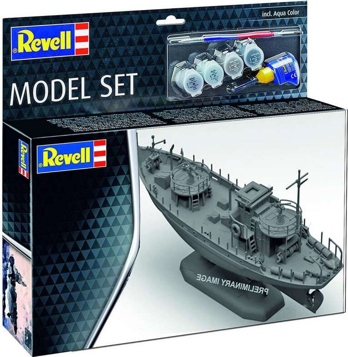 Revell - Kriegsfischkutter Modelskib Byggesæt - 1:144 - 65242