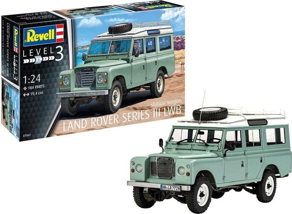 Revell - Land Rover Bil Byggesæt - 1:24 - Level 3 - 07047