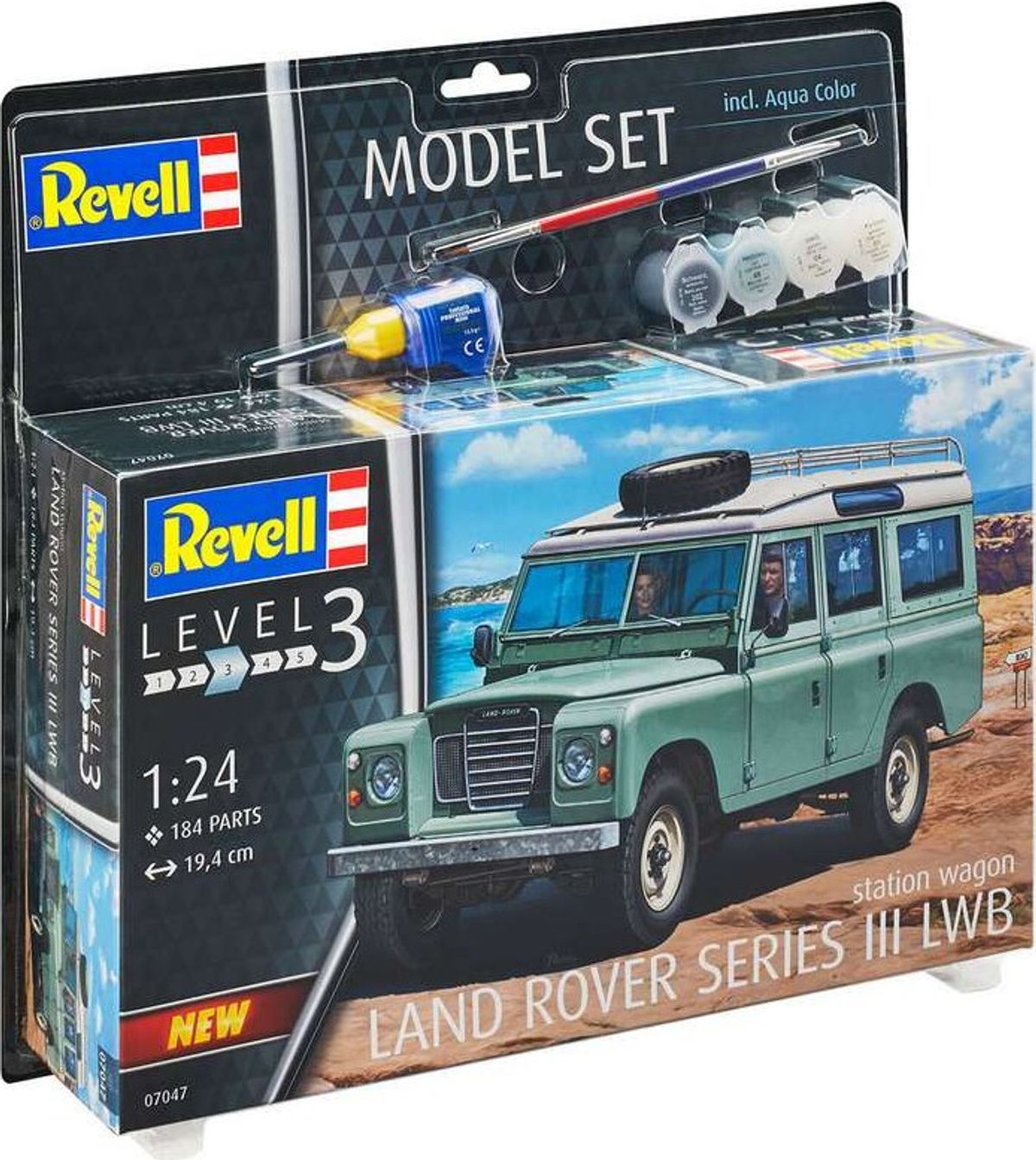 Revell - Land Rover Series Iii Bil Byggesæt - 1:24 - Level 3 - 67047