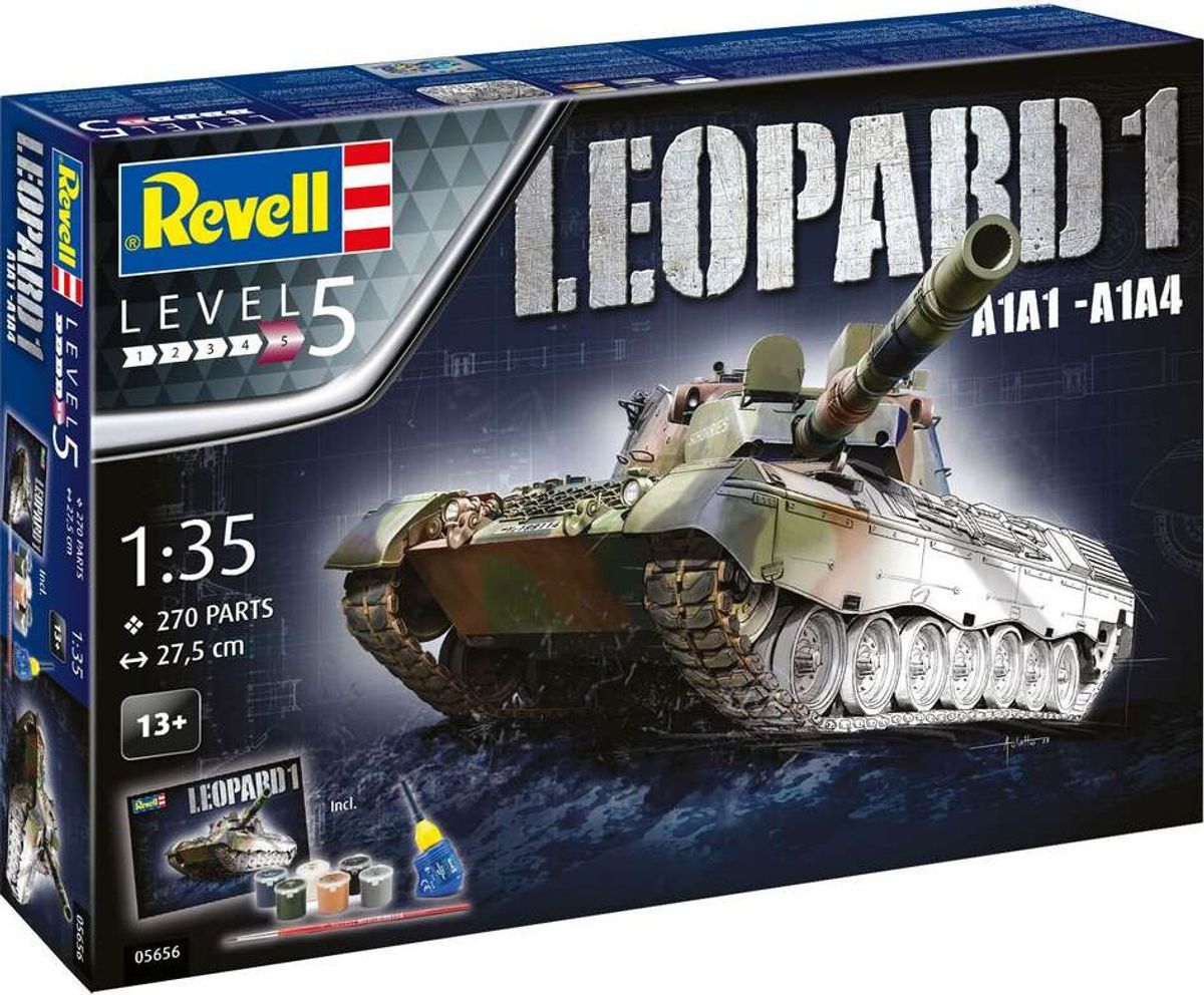 Revell - Leopard 1 A1a1-a1a5 - Level 5 - 1:35 - 05656