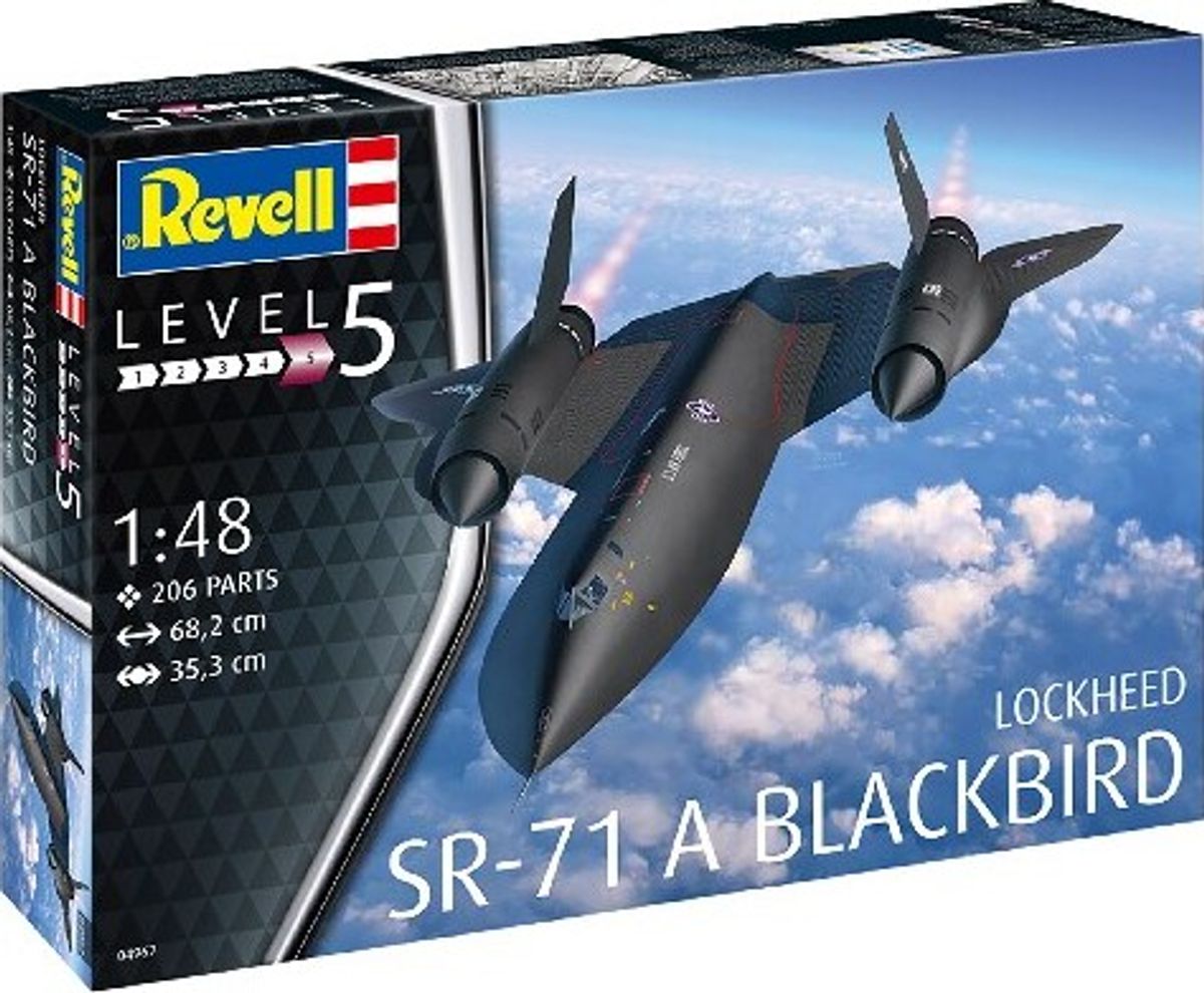 Revell - Lockheed Sr-71 Blackbird Fly - 1:48 - Level 5 - 04967