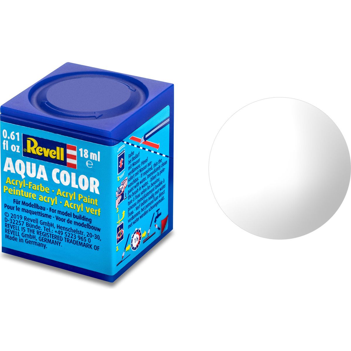 Revell - Maling - Aqua Color Clear Gloss Acrylic - 18 Ml - 36101