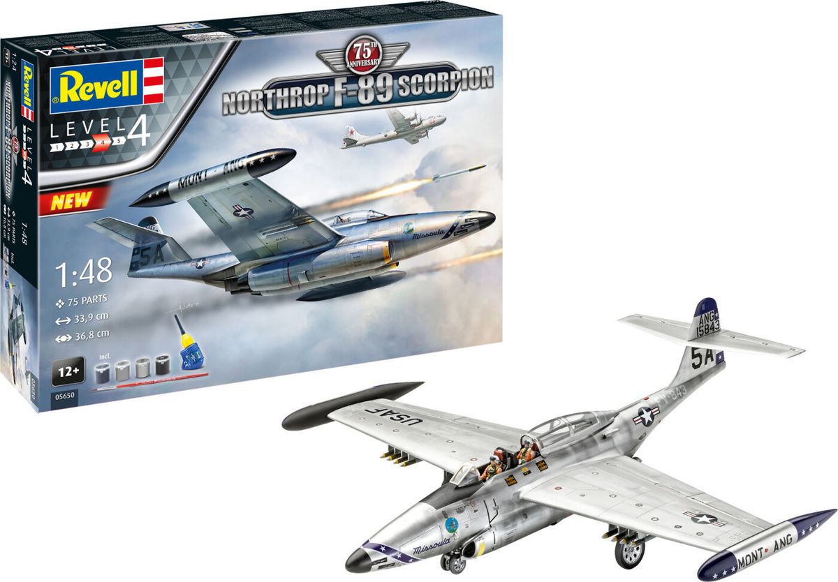 Revell - Northrop F-89 Scorpion 75th Anniversary - 1:48 - 05650