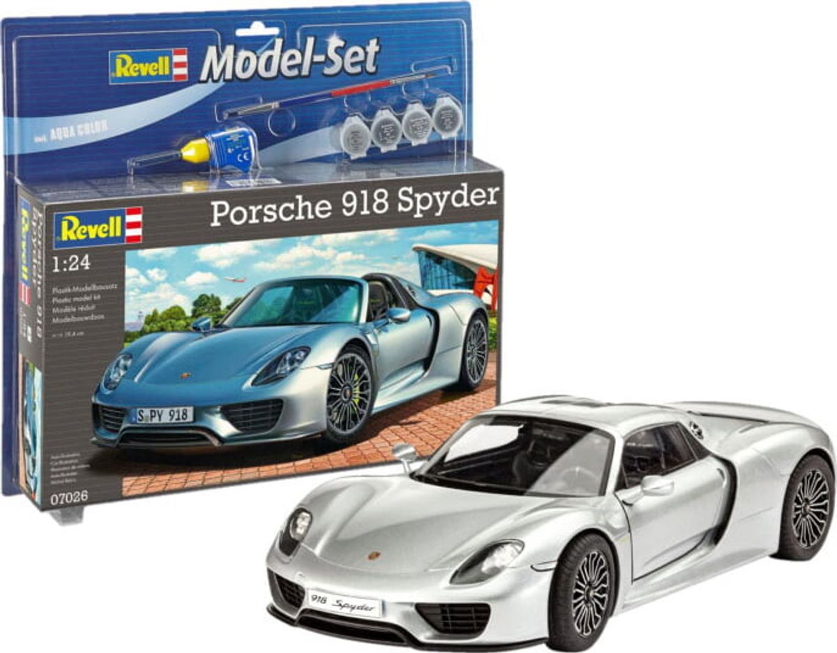 Revell - Porsche 918 Spyder Byggesæt Inkl. Maling - 1:24 - 67026