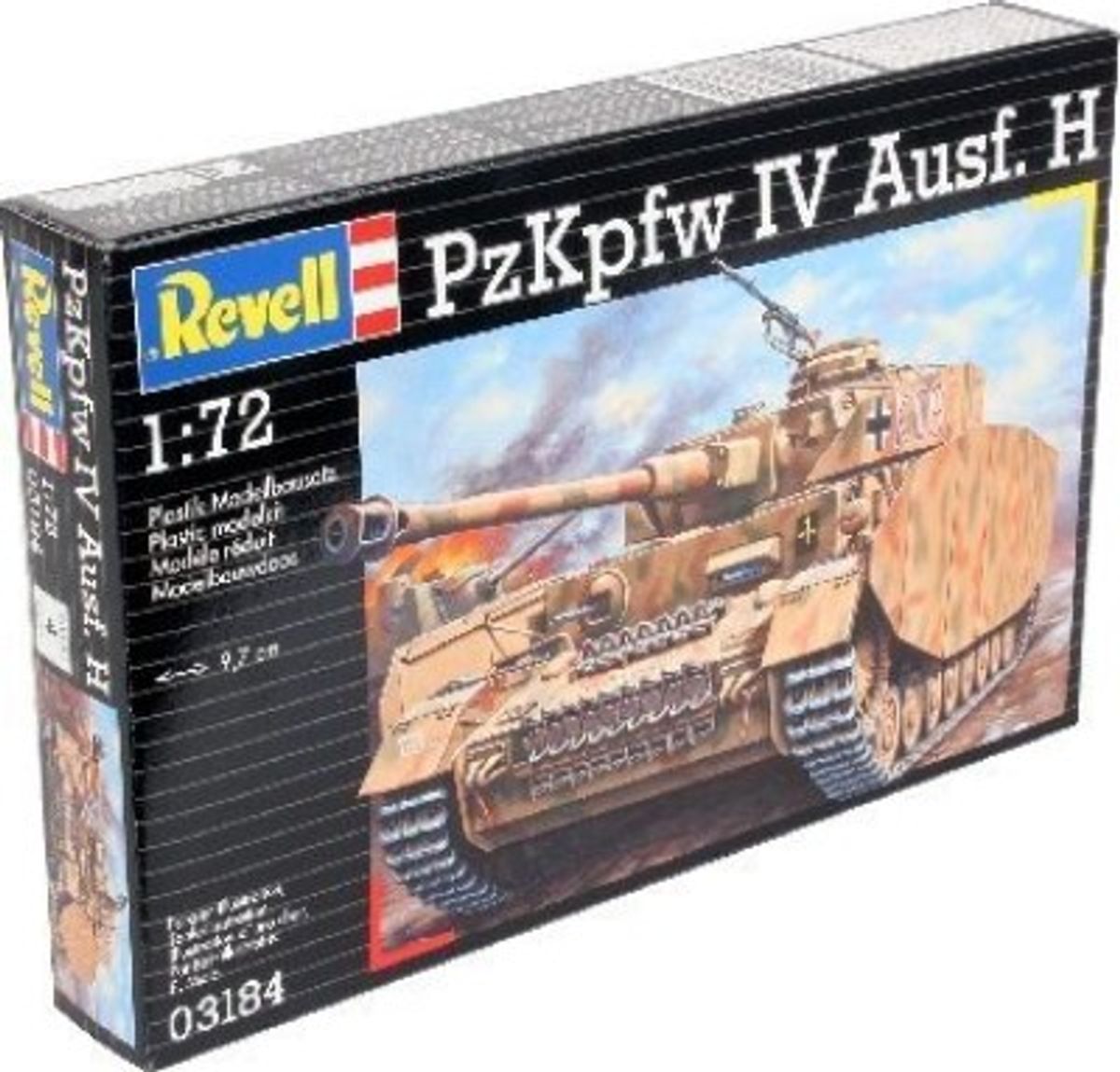 Revell - Pzkpfw Vi Ausf. H Tank Byggesæt - 1:72 - 03184