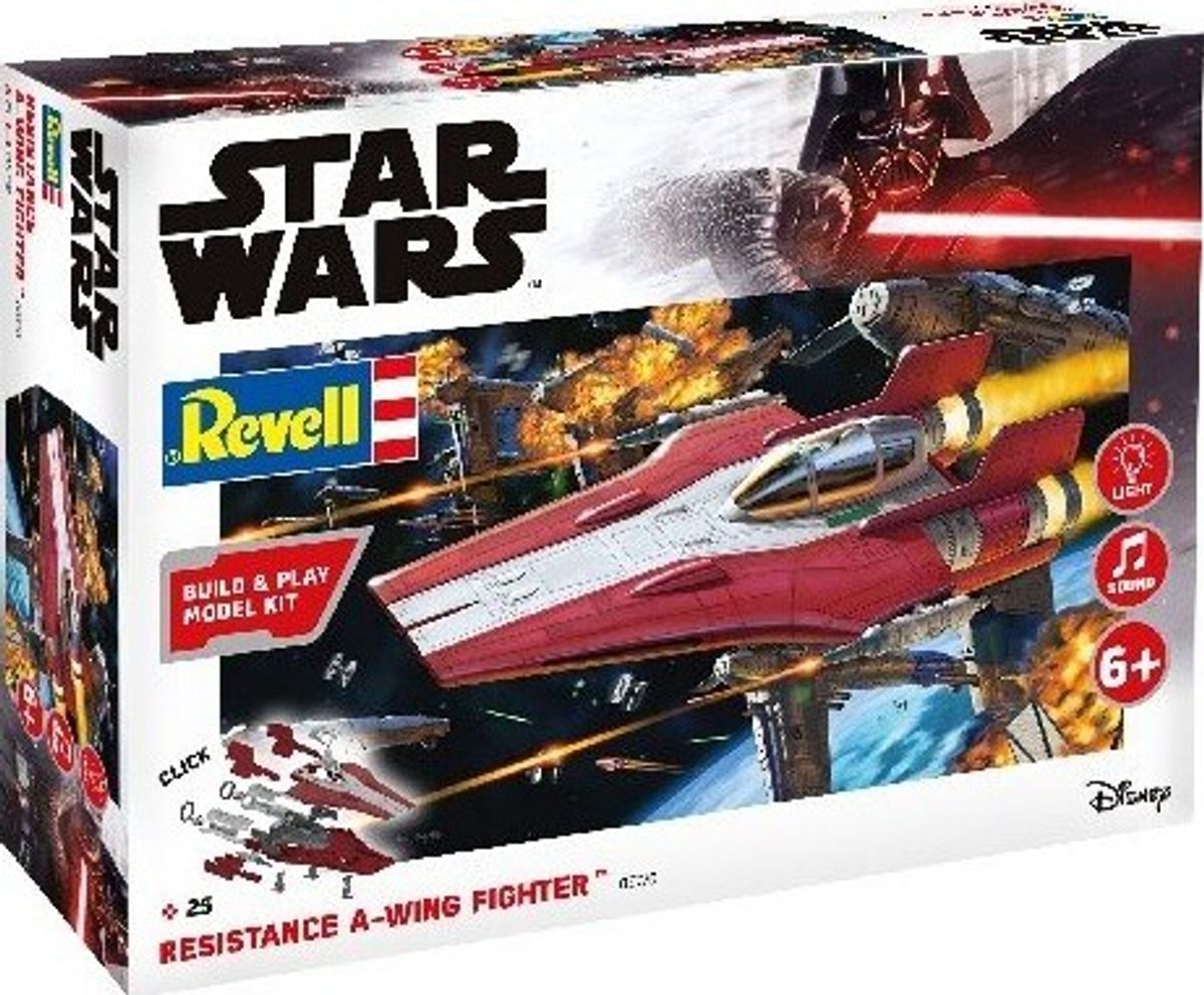 Revell - Resistance A-wing Fighter - Red - 1:44 - 06770