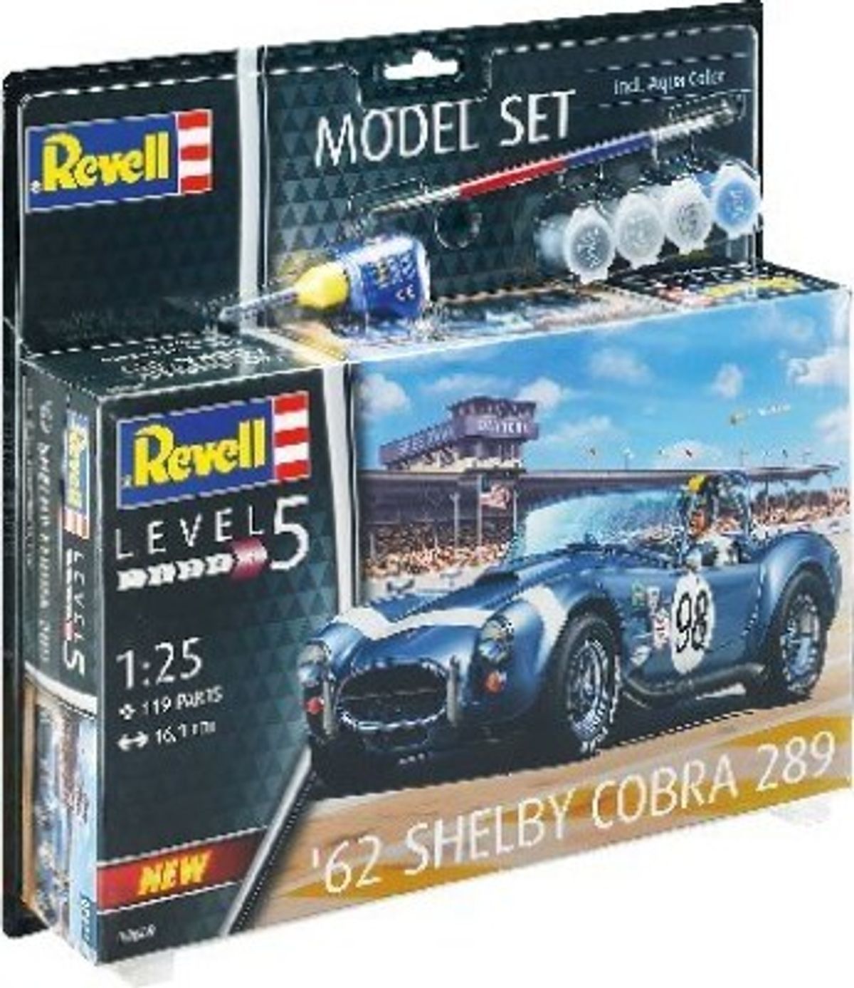 Revell - Shelby Cobra 289 Inkl. Maling - 1:25 - Level 5 - 67669