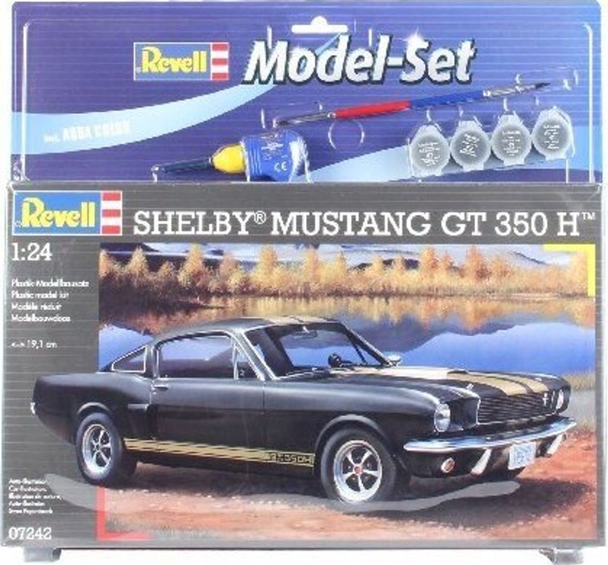 Revell - Shelby Mustang Gt 350 H Byggesæt Inkl. Maling - 1:24 - 67242