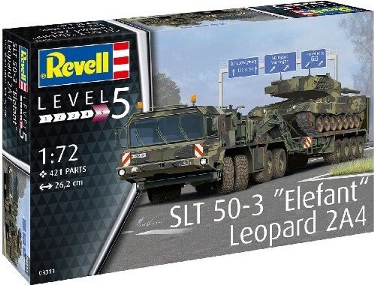 Revell - Slt 50-3 Elefant Lastbil Byggesæt - 1:72 - Level 5 - 03311