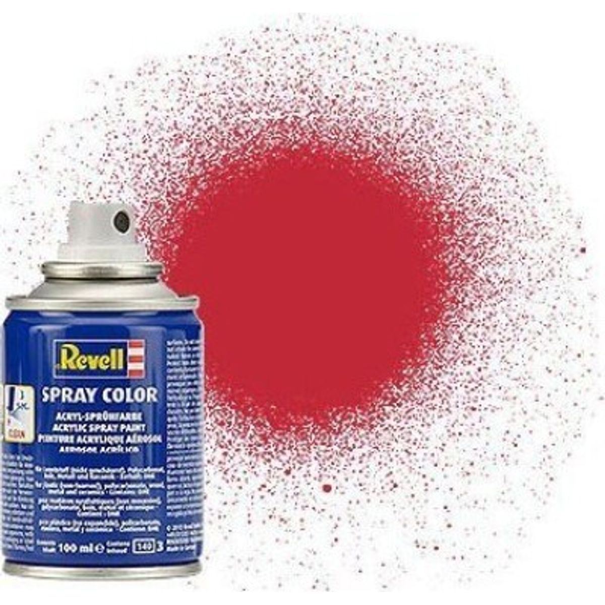 Revell - Spray Color Spraymaling - Carmine Red Mat 100 Ml