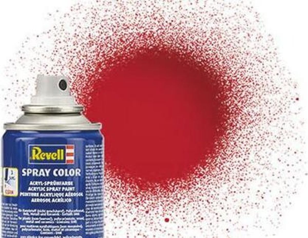 Revell - Spray Color Spraymaling - Italian Red Gloss 100 Ml