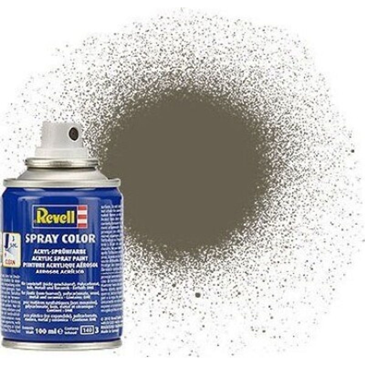 Revell - Spray Color Spraymaling - Nato Olive Mat 100 Ml