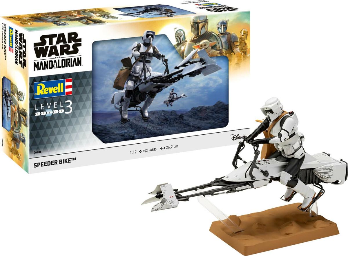 Revell - Star Wars - Speeder Bike - 1:12 - Level 3 - 06786