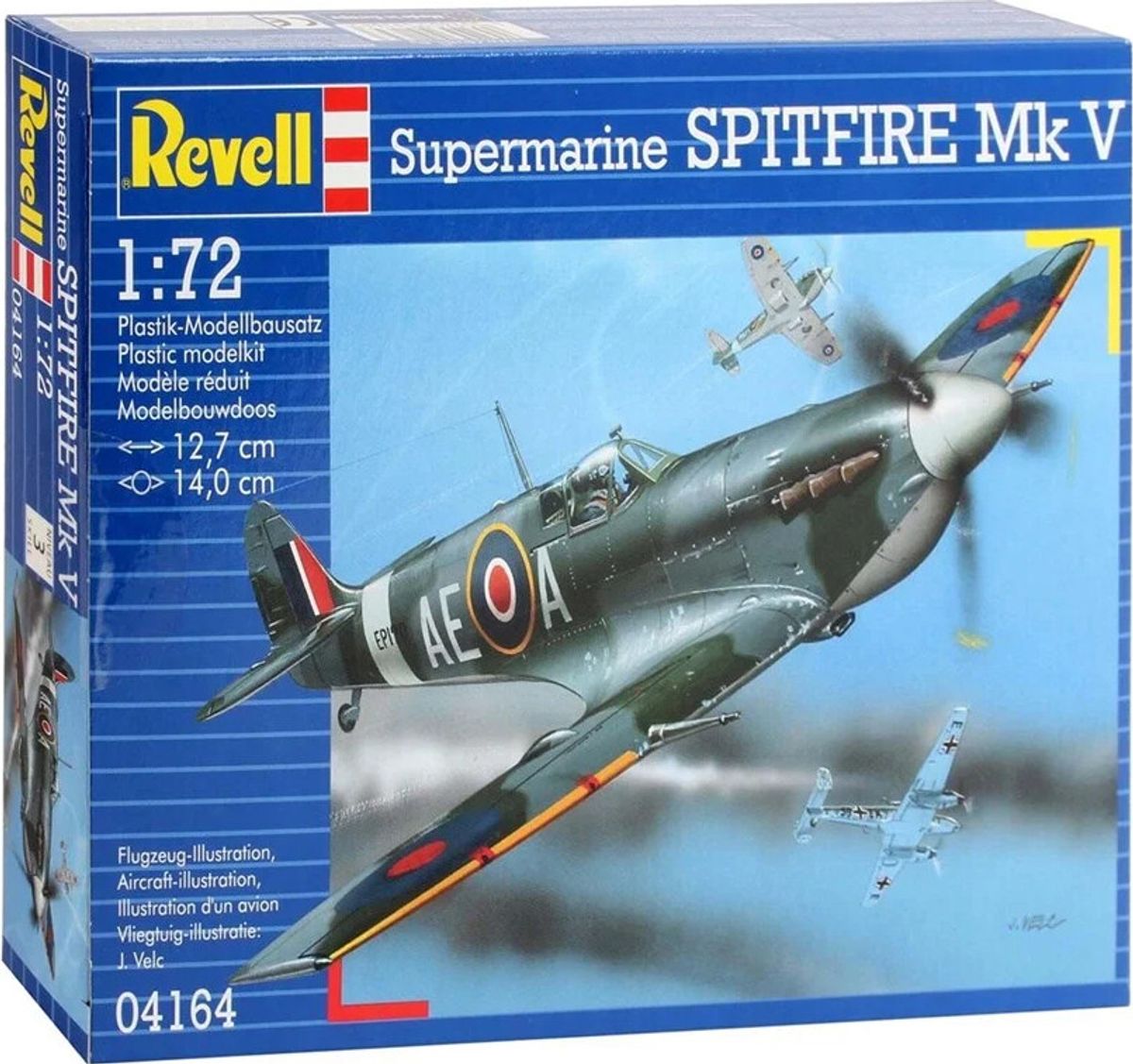 Revell - Supermarine Spitfire Mk V Fly Byggesæt - 1:72 - 04164