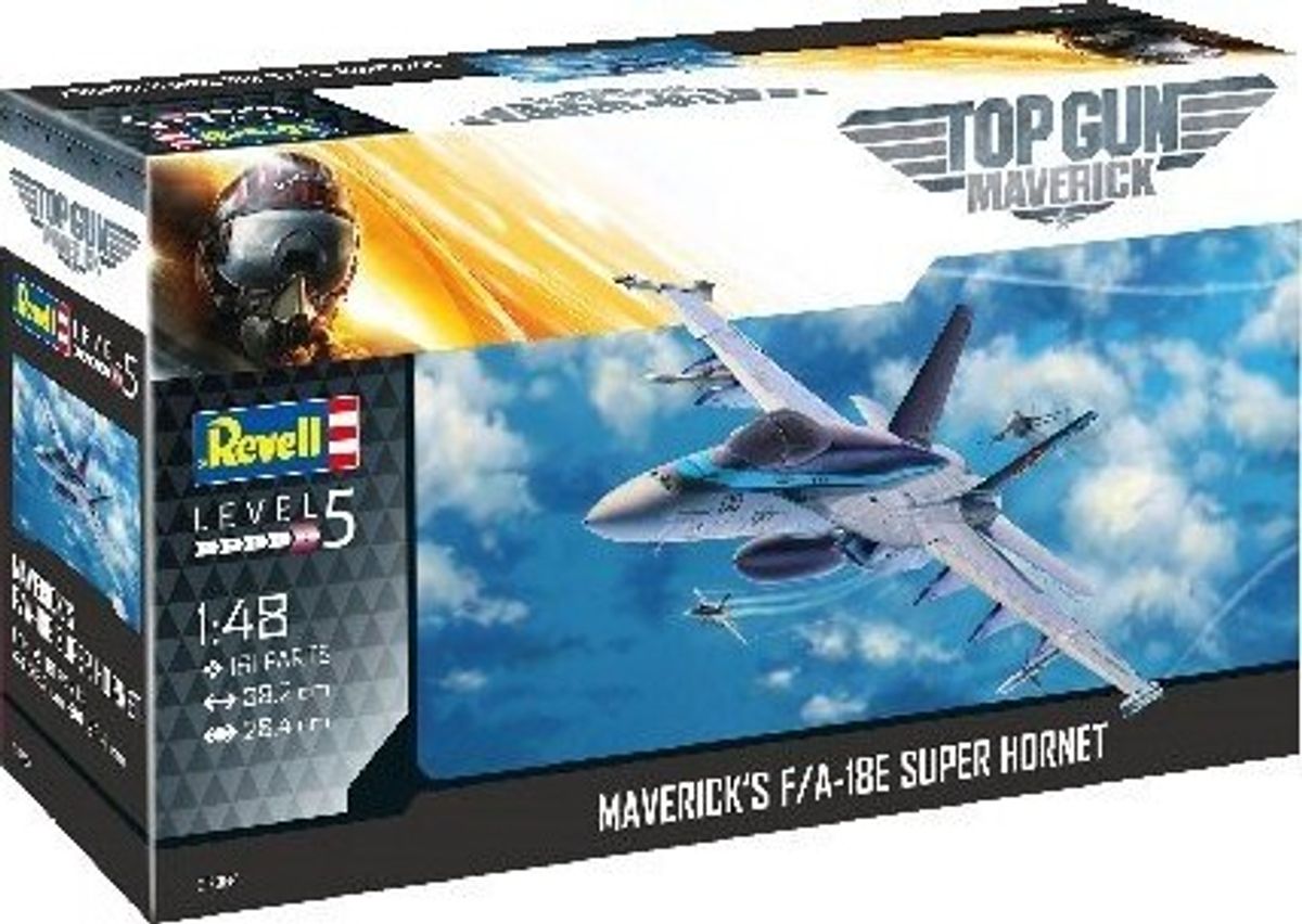 Revell Top Gun Maverick - F/a-18e Super Hornet Modelfly Byggesæt - 1:48 - 03864