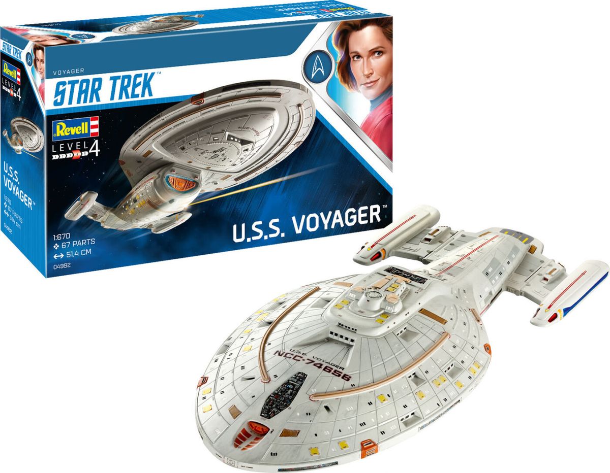 Revell - U.s.s. Voyager Modelrumskib - 1:670 - Level 4 - 04992