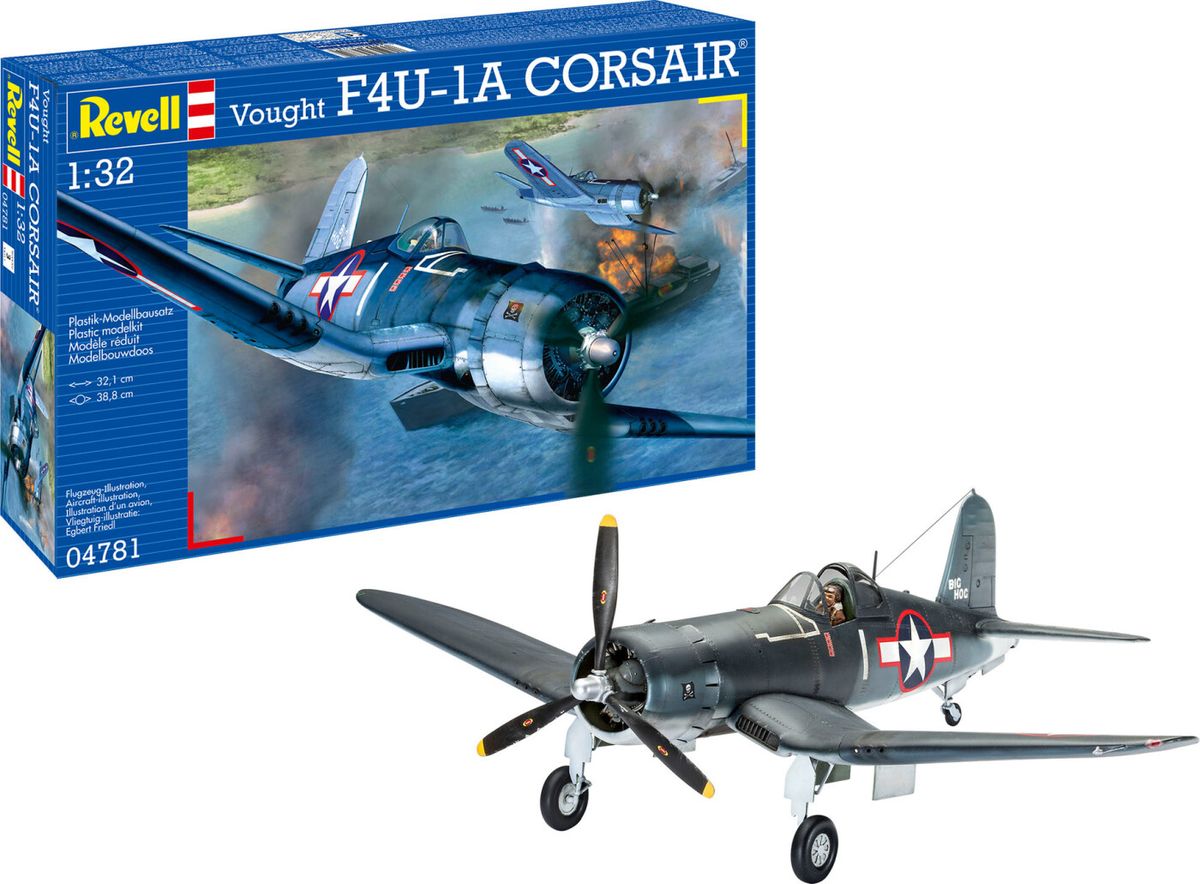 Revell - Vought F4u-1a Corsair Fly Byggesæt - 1:32 - 04781