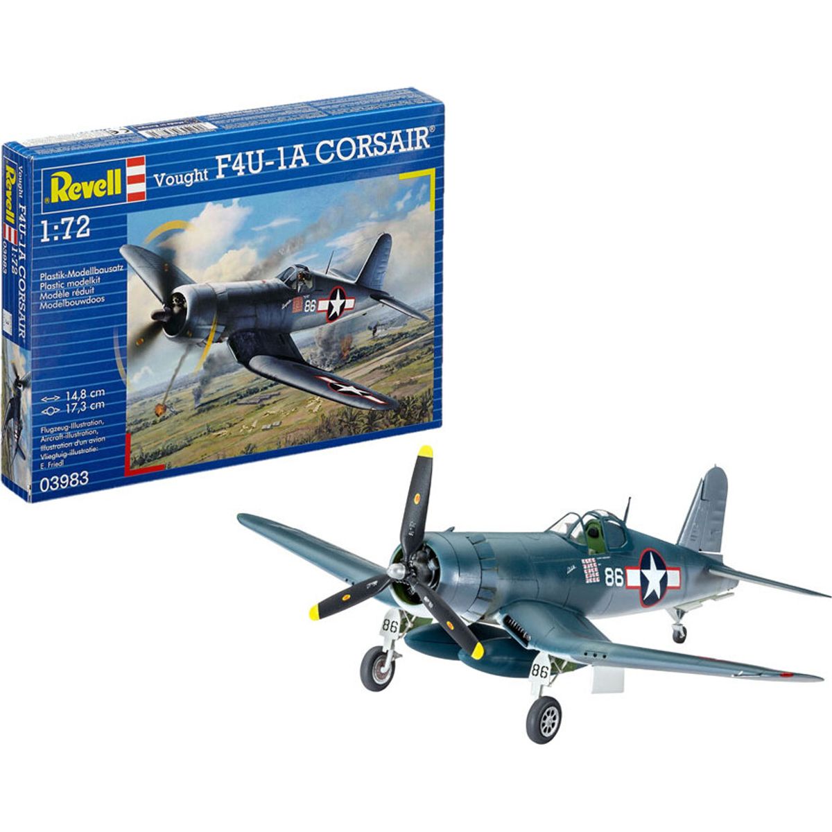 Revell - Vought F4u-1a Corsair Fly Byggesæt - 1:72 - 03983