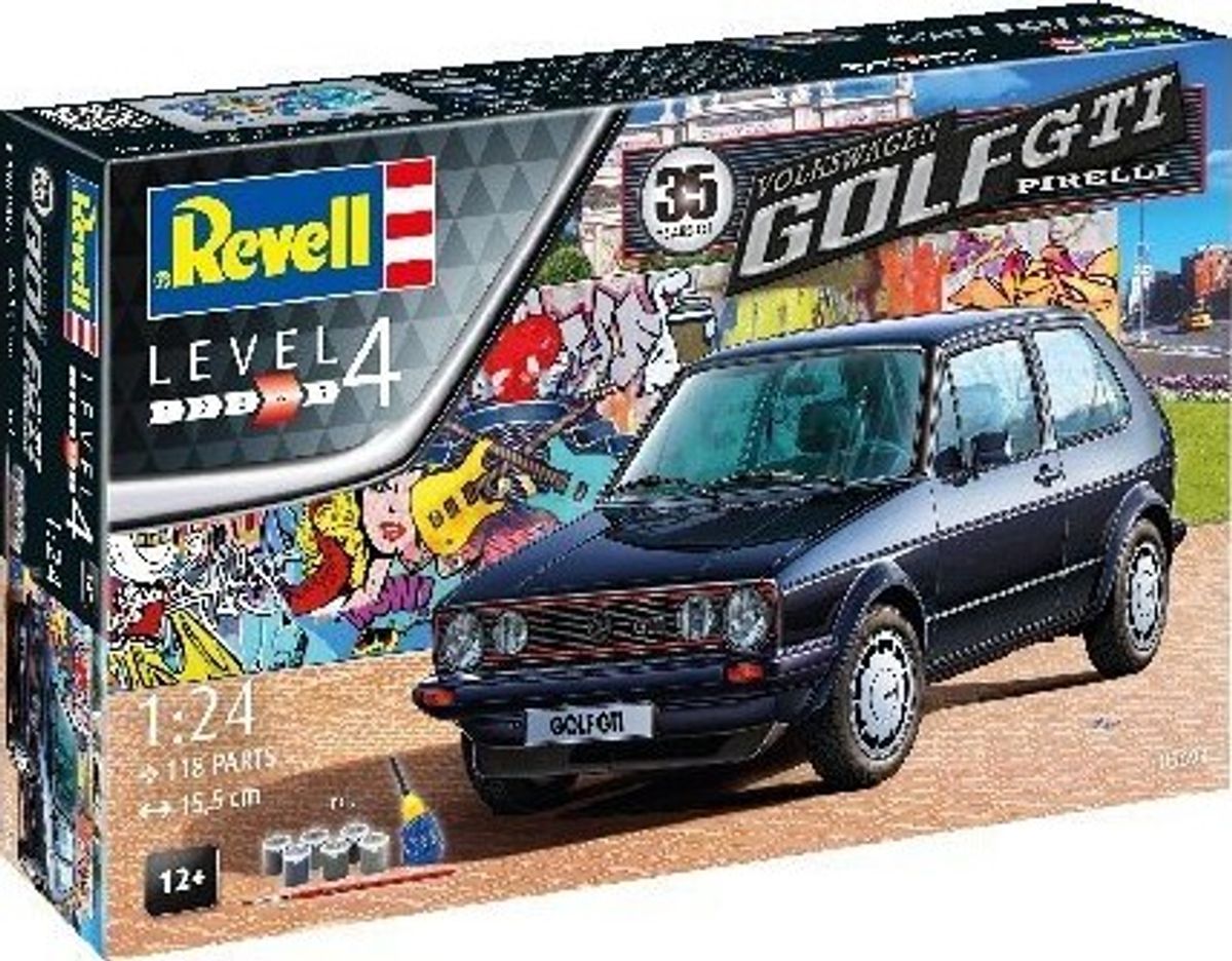 Revell - Vw Golf Gti Bil Byggesæt - 1:24 - Level 4 - 05694