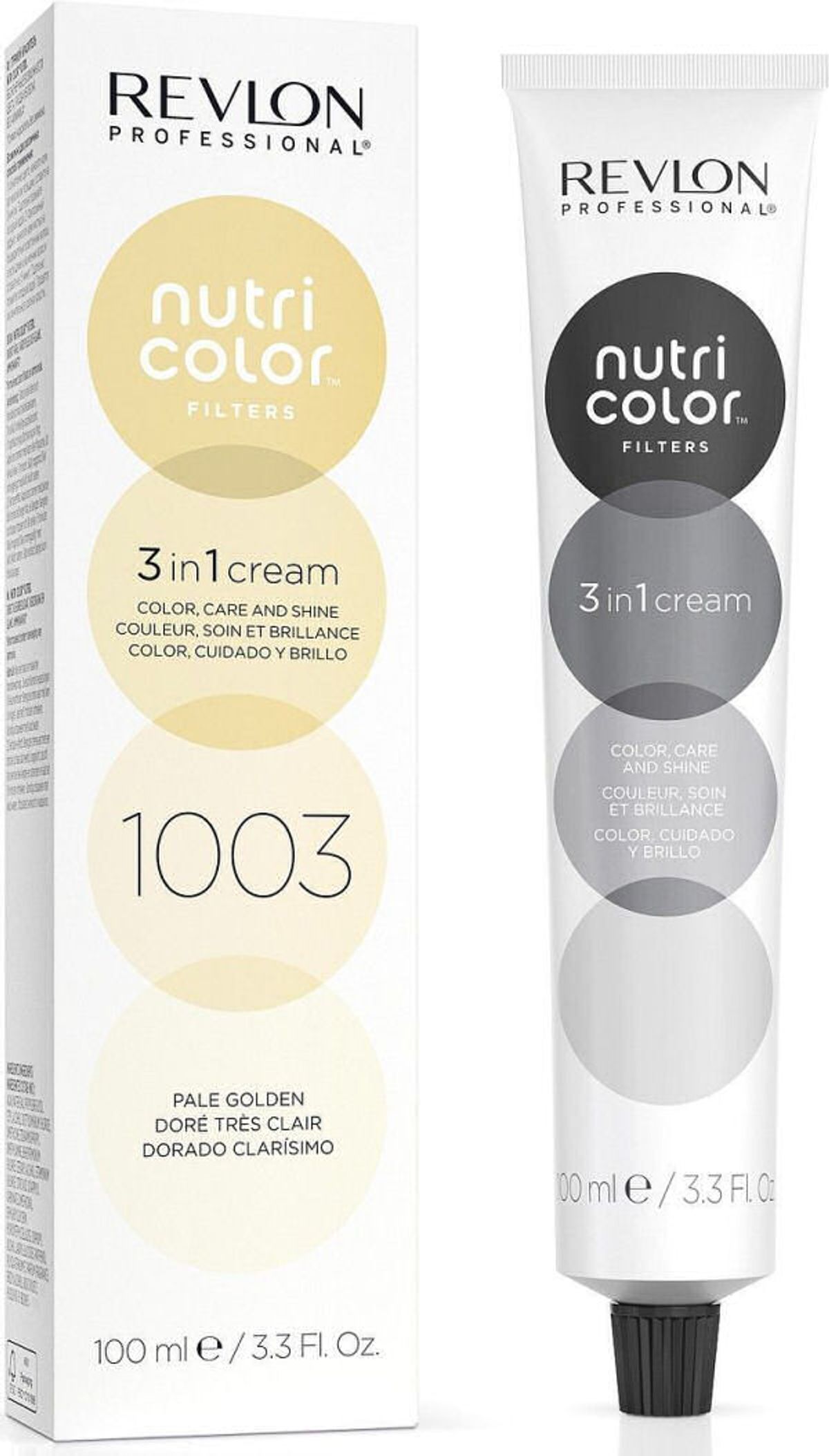 Revlon professional nutri color filters 3 in 1 cream 1003 pale golden 100ml