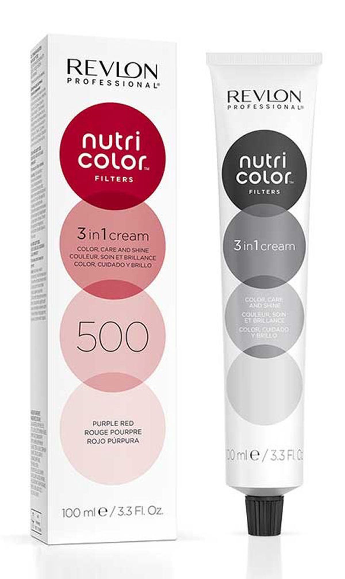 Revlon professional nutri color filters 3 in 1 cream 500 purple red 100ml