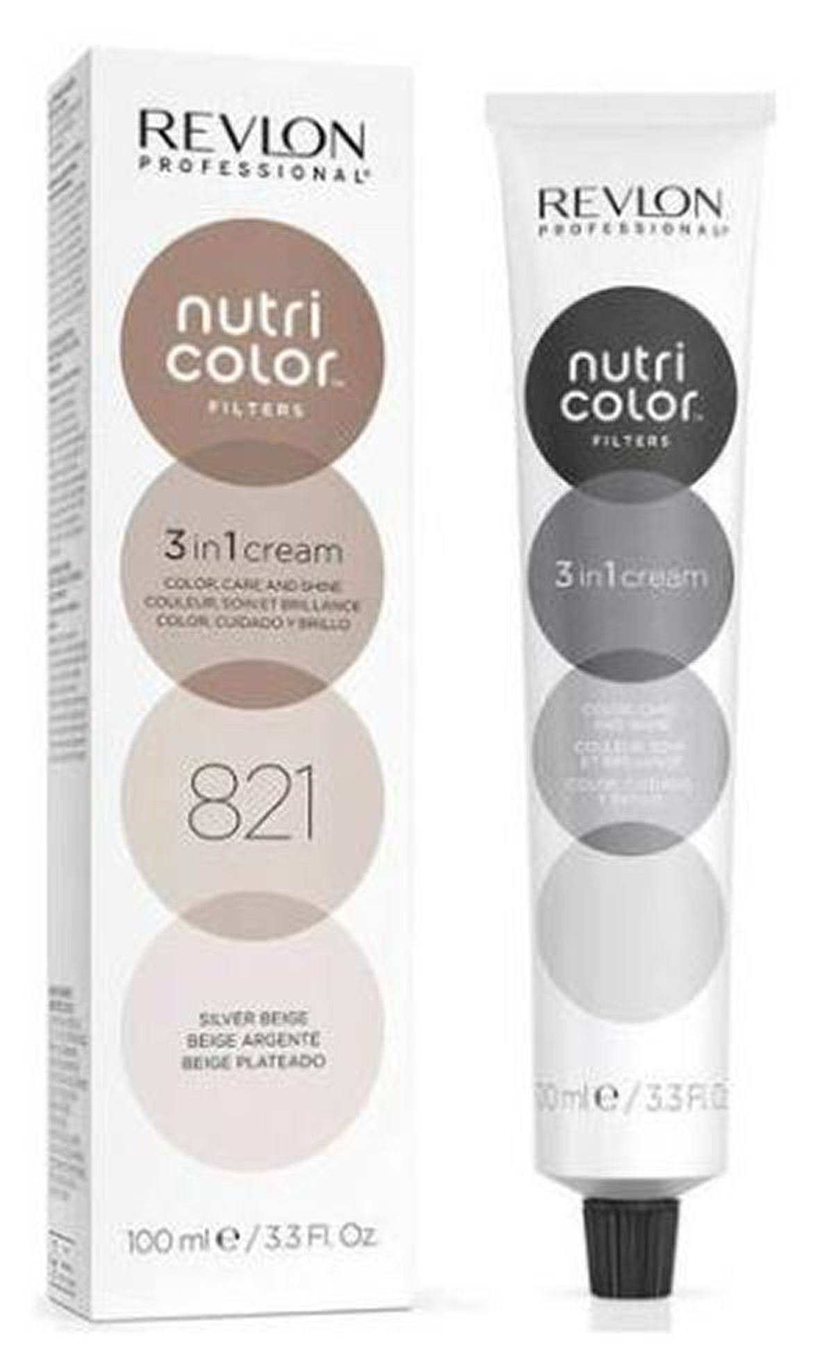 Revlon professional nutri color filters 3 in 1 cream 821 silver beige 100ml