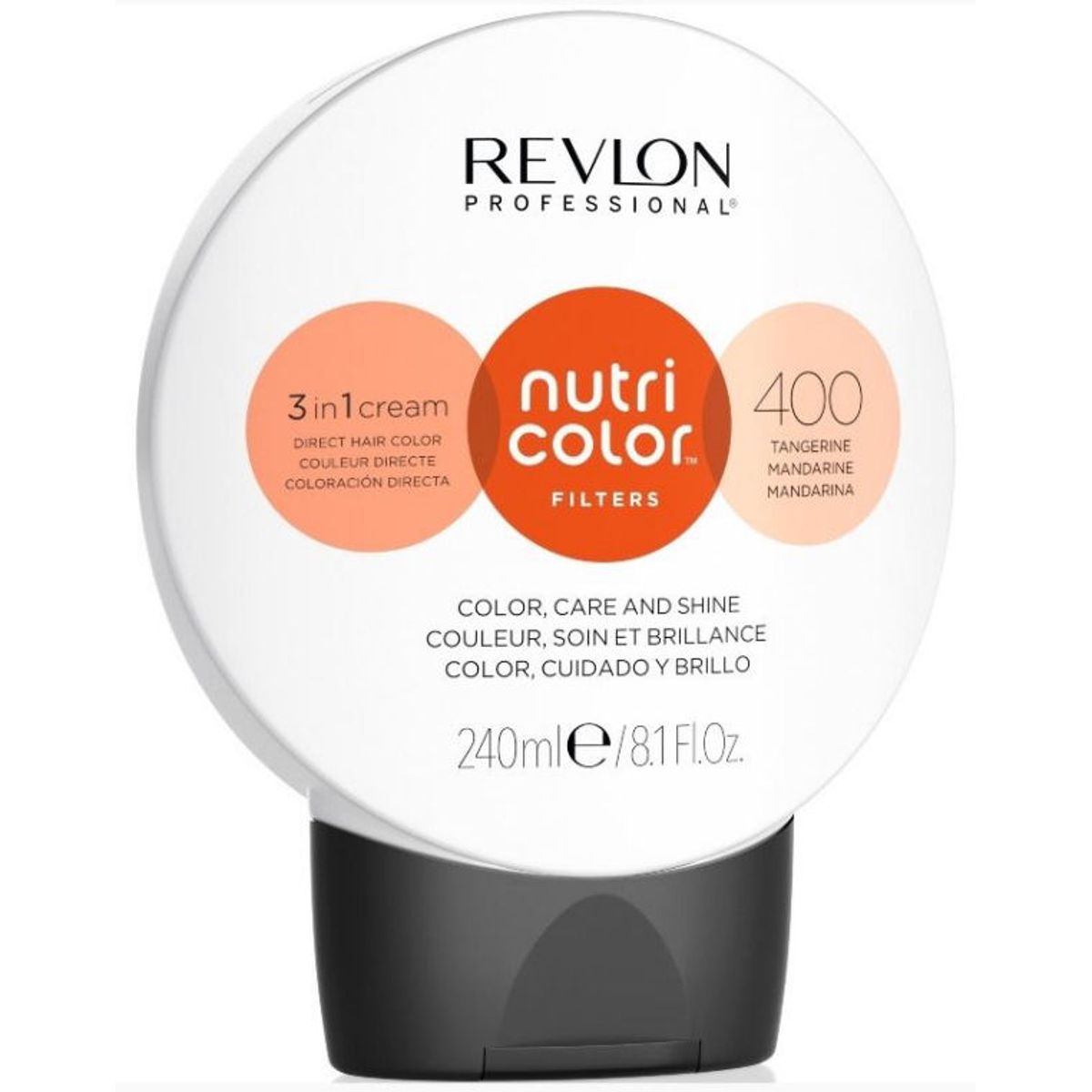 Revlon professional nutri color filters 3 in 1 cream direct hair color 400 tangerine 240ml