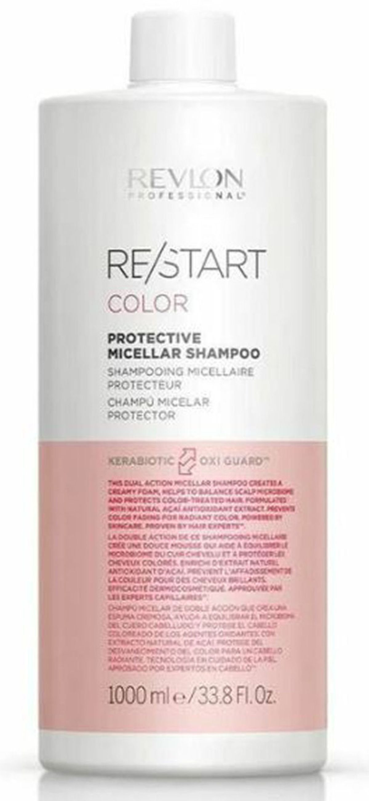 Revlon professional restart color protective gentle cleanser 1L