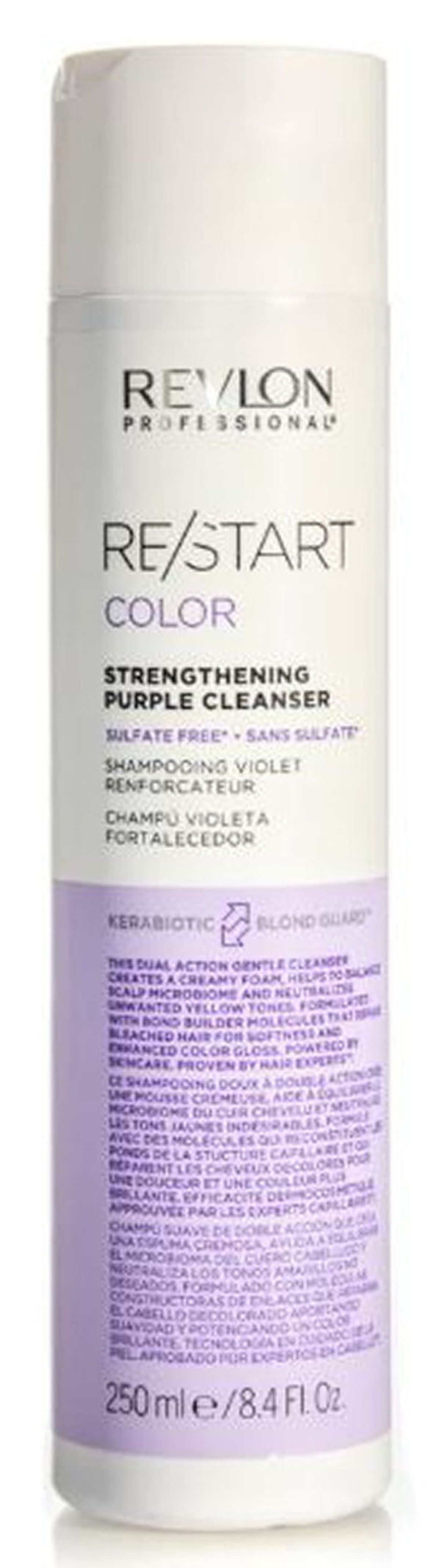 Revlon professional restart color strengthening purple cleanser 250ml