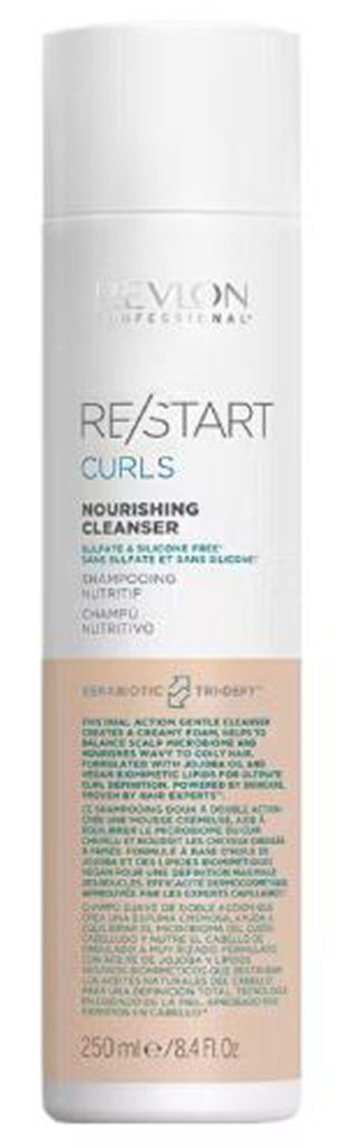 Revlon professional restart curls nourishing cleanser 250ml