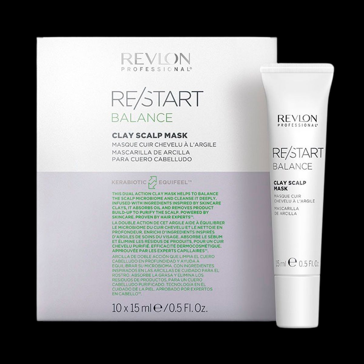 Revlon Restart Balance Clay Scalp Mask (10x15 ml)