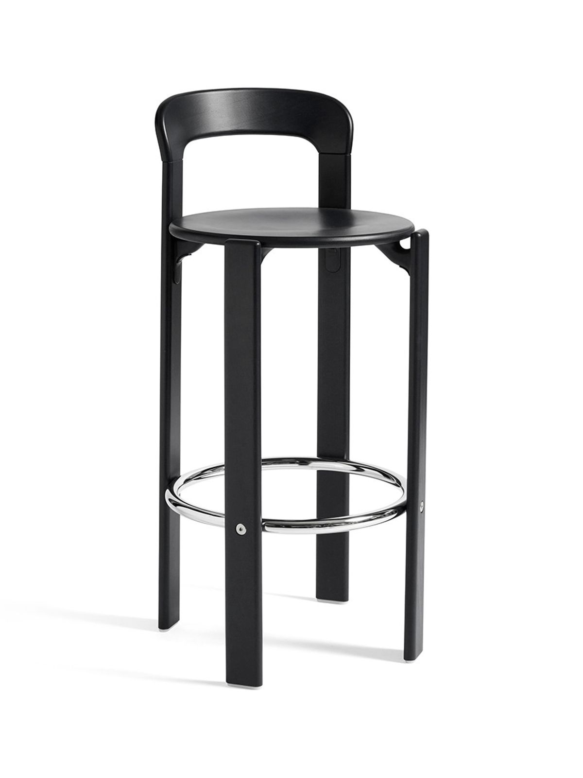 Rey Bar Stool fra Hay (Deep black)