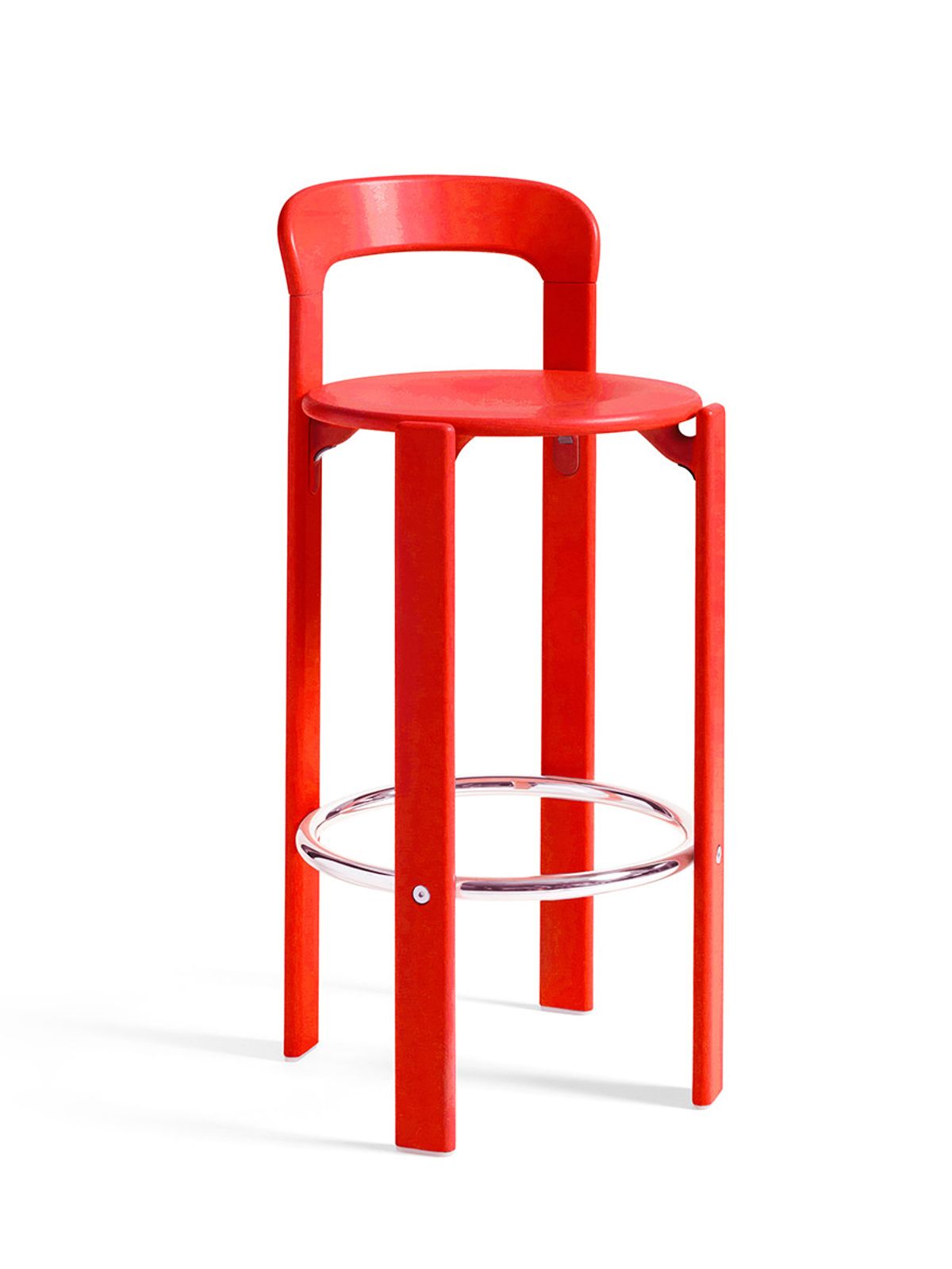 Rey Bar Stool fra Hay (Scarlet Red)