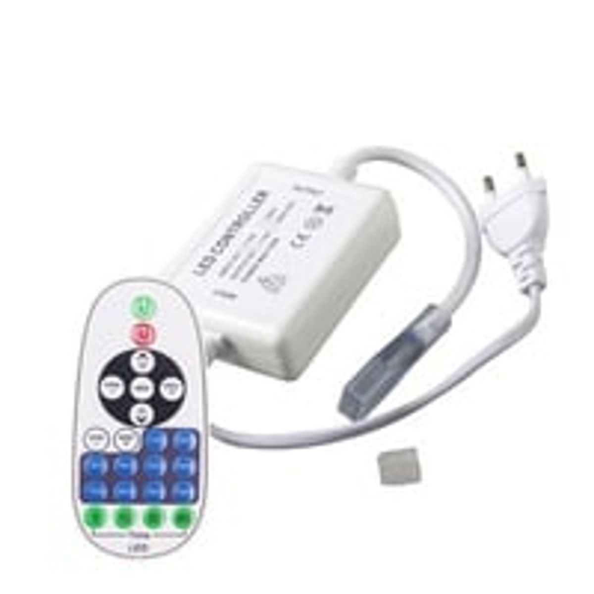 RF Trdls Timer & Dmper med Fjernbetjening - Inkl. Endeprop, 230V (Type Q), Memory Funktion, Max 50m