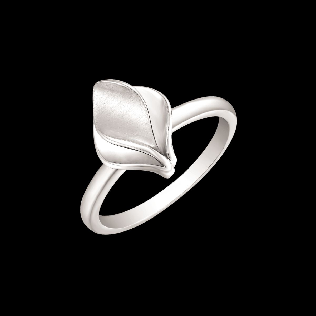 Rhodineret Sølv Ring fra Støvring Design 12254038