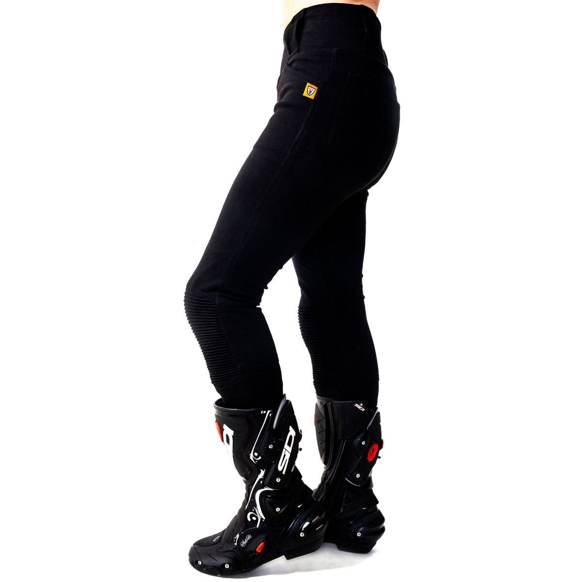 RIBBED KNEE - Motorcykel leggings til kvinder