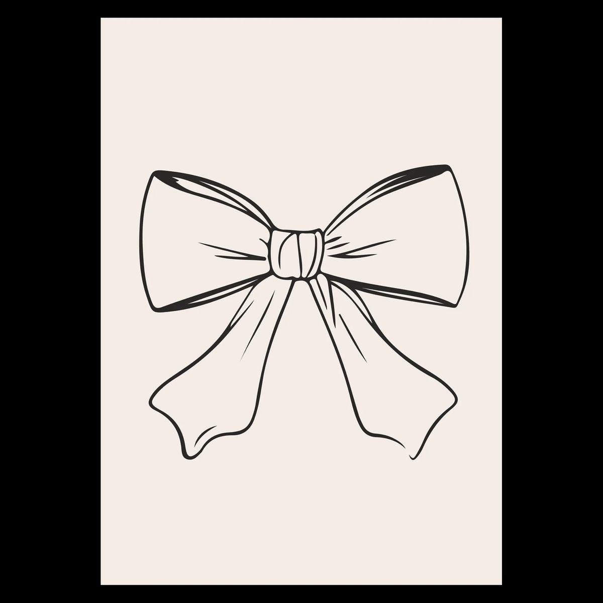 Ribbon No. 2 plakat 21x30 cm (A4) / Egetræ