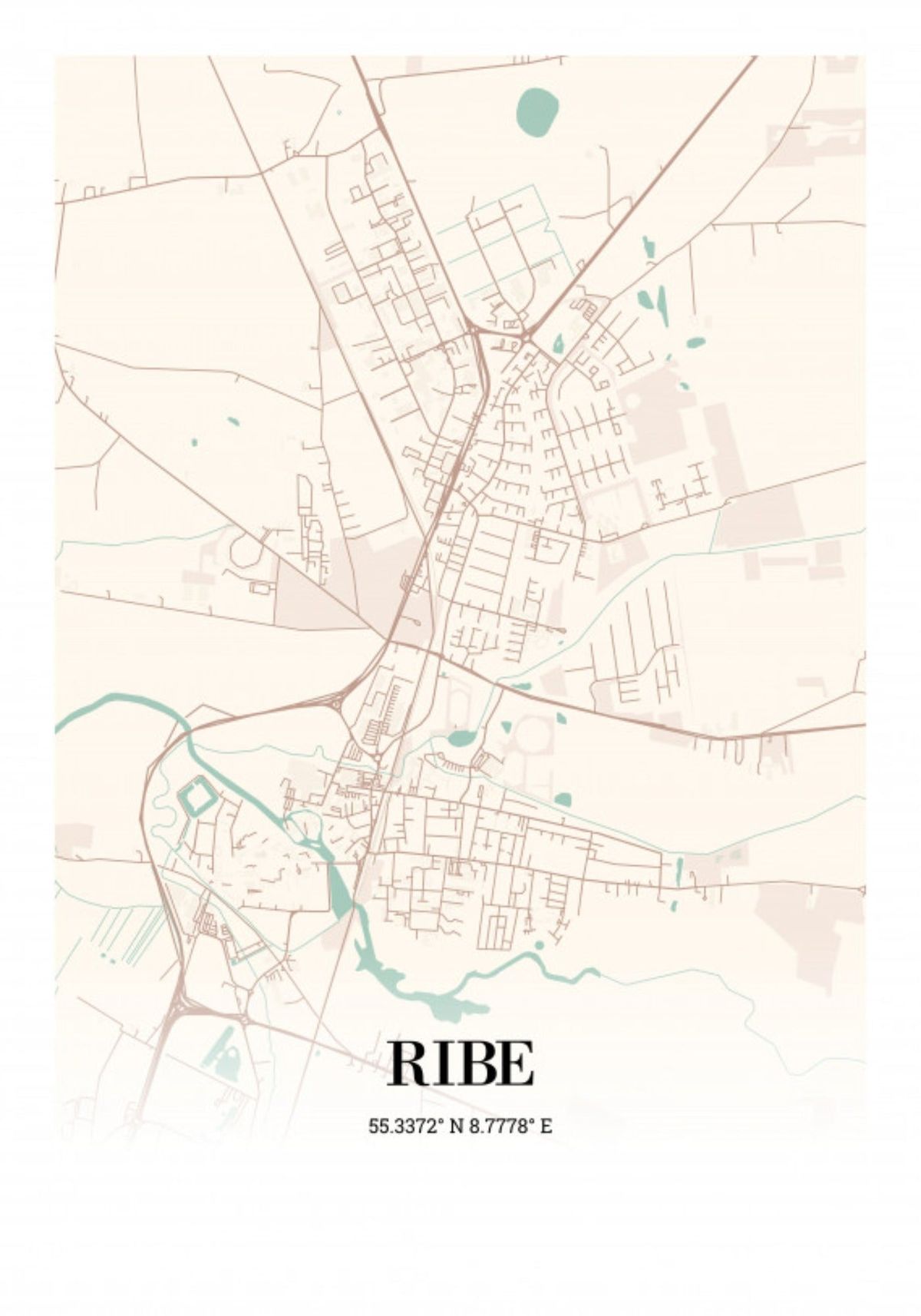 Ribe 35x50 cm (B3)