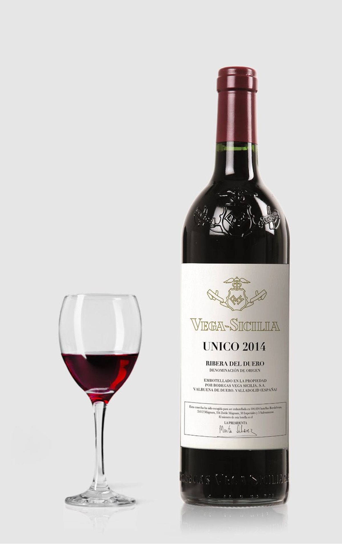 Ribera Del Duero UNICO Bodegas Vega Sicilia 2014