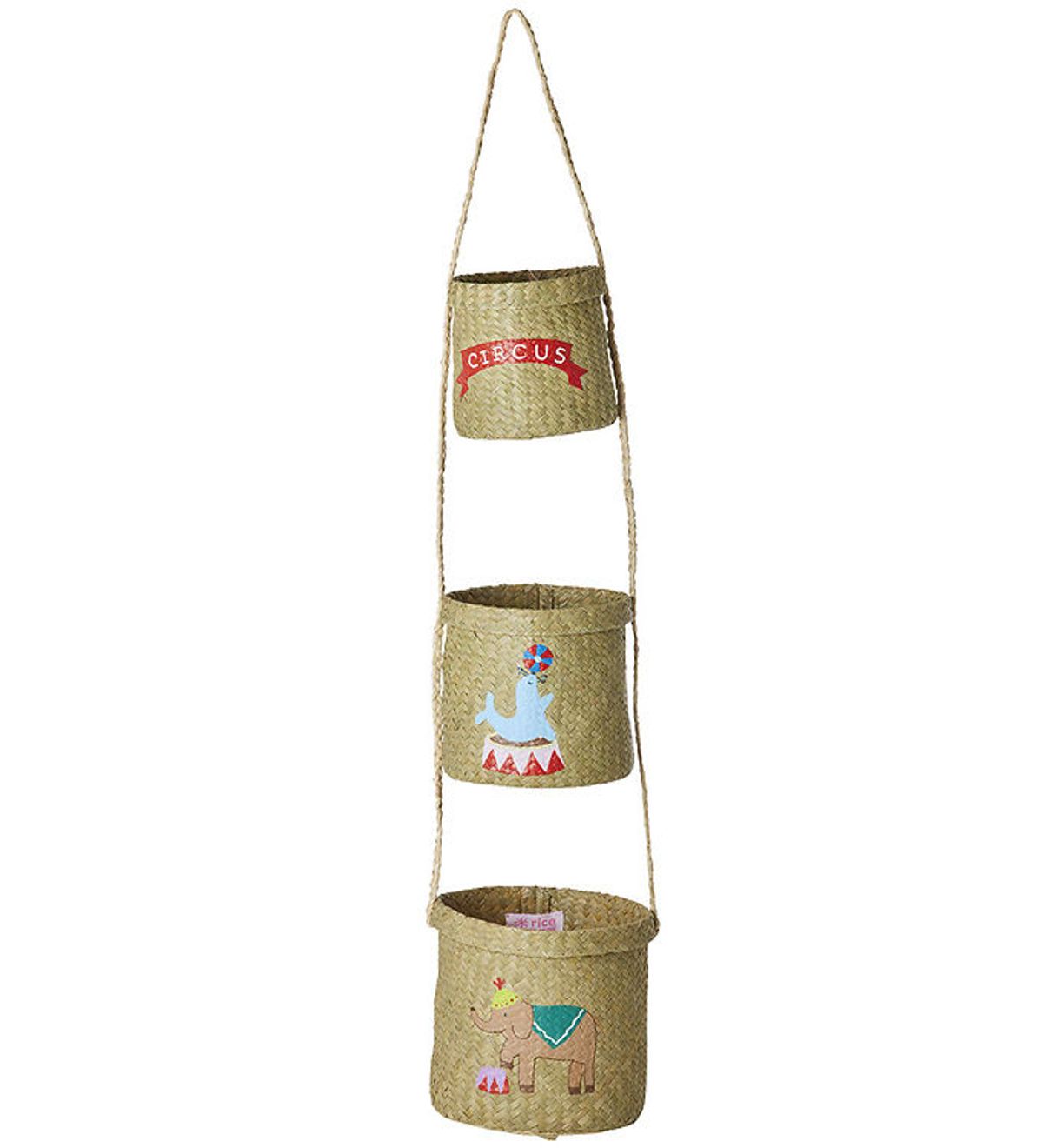 Rice Opbevaringskurve - Raffia - 3 stk. - 83 cm - Circus