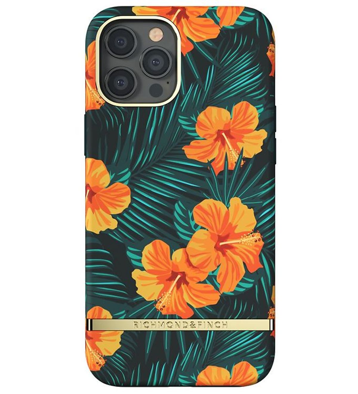 Richmond & Finch Cover - iPhone 12 Pro Max - Orange Hibiscus