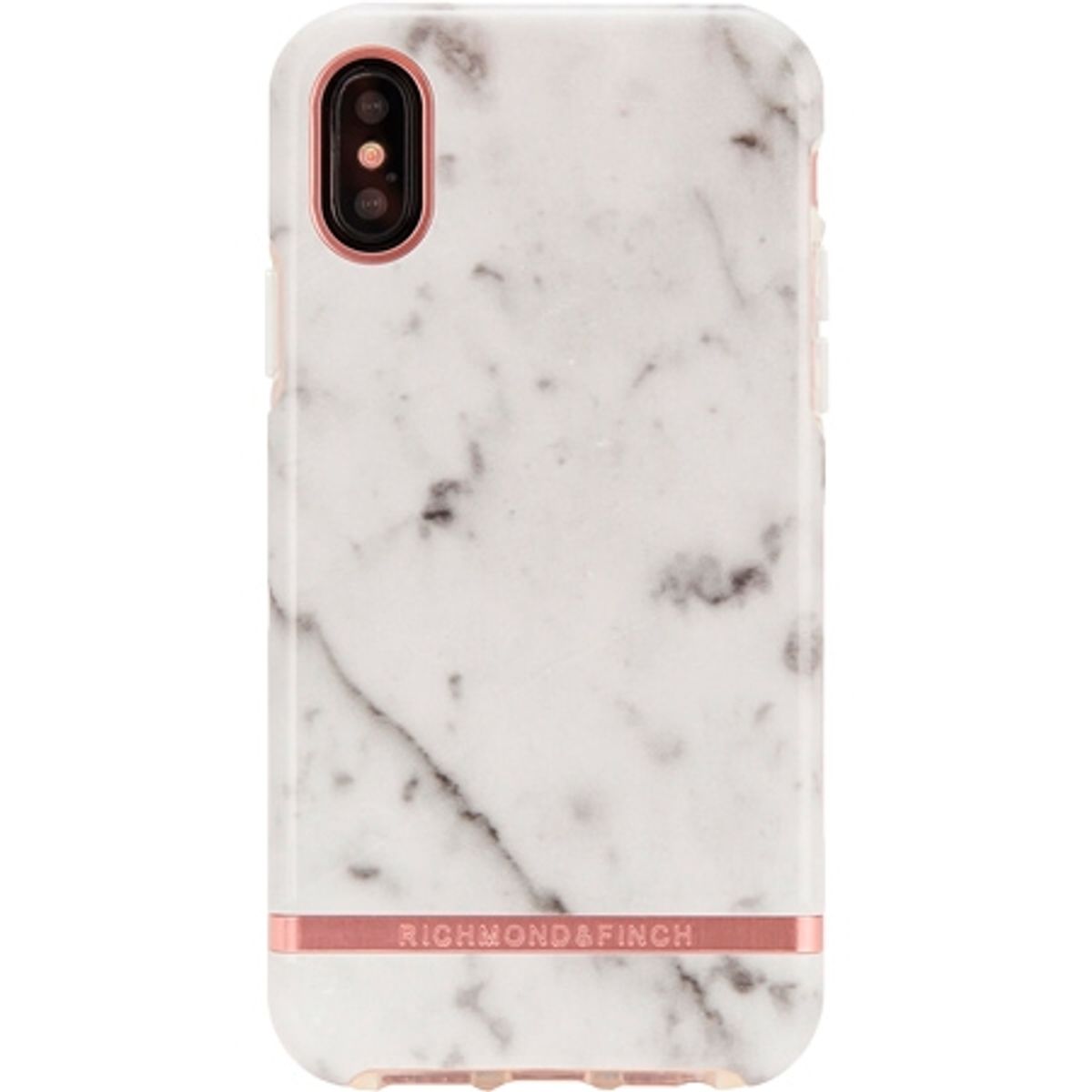 Richmond & Finch White Marble Mobil Cover - iPhone X/Xs