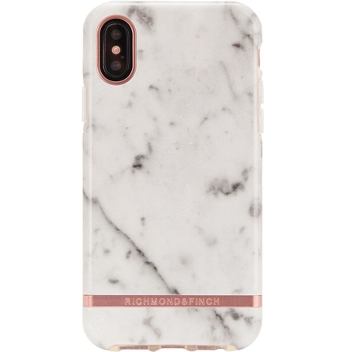 Richmond & Finch White Marble Mobil Cover - iPhone XR