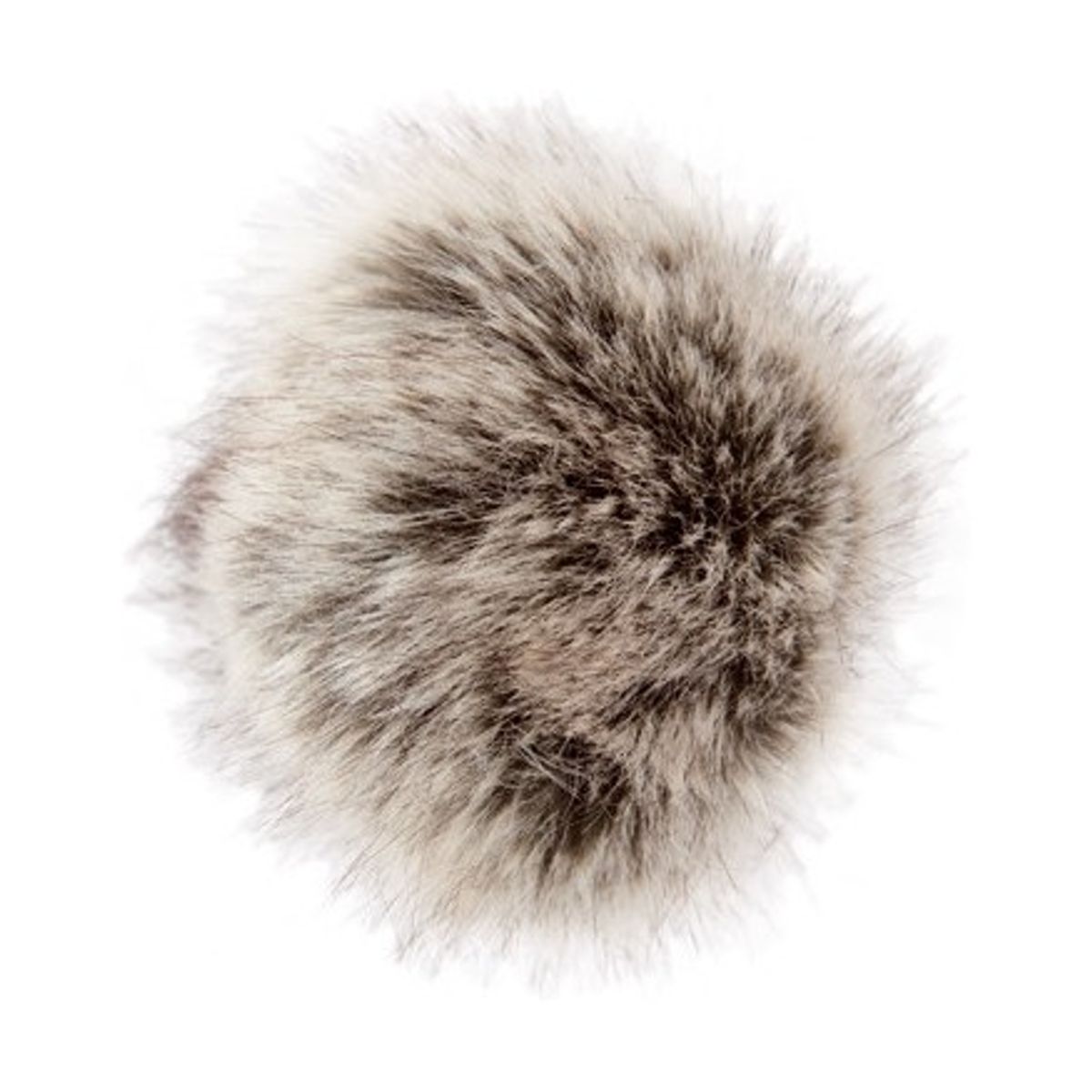 Rico Pompon Kvast Akryl Mix Sort/Natur 10 cm