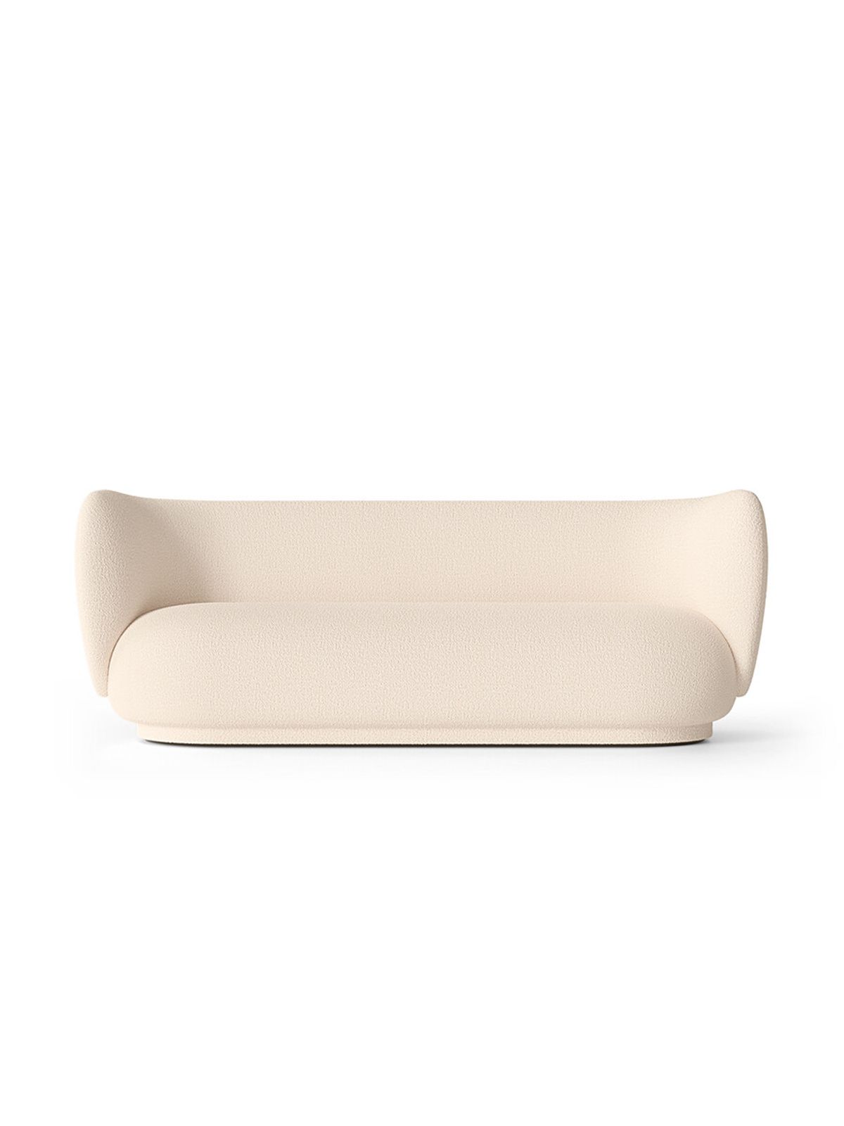 Rico Sofa 3 Bouclé, off-white fra Ferm Living